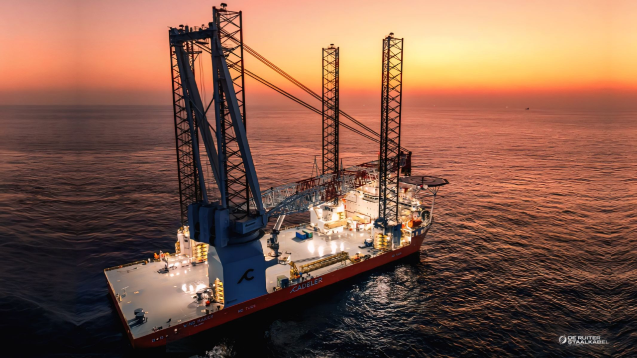 Our OCEANMAX on the Latest-Generation Wind Turbine Vessel.