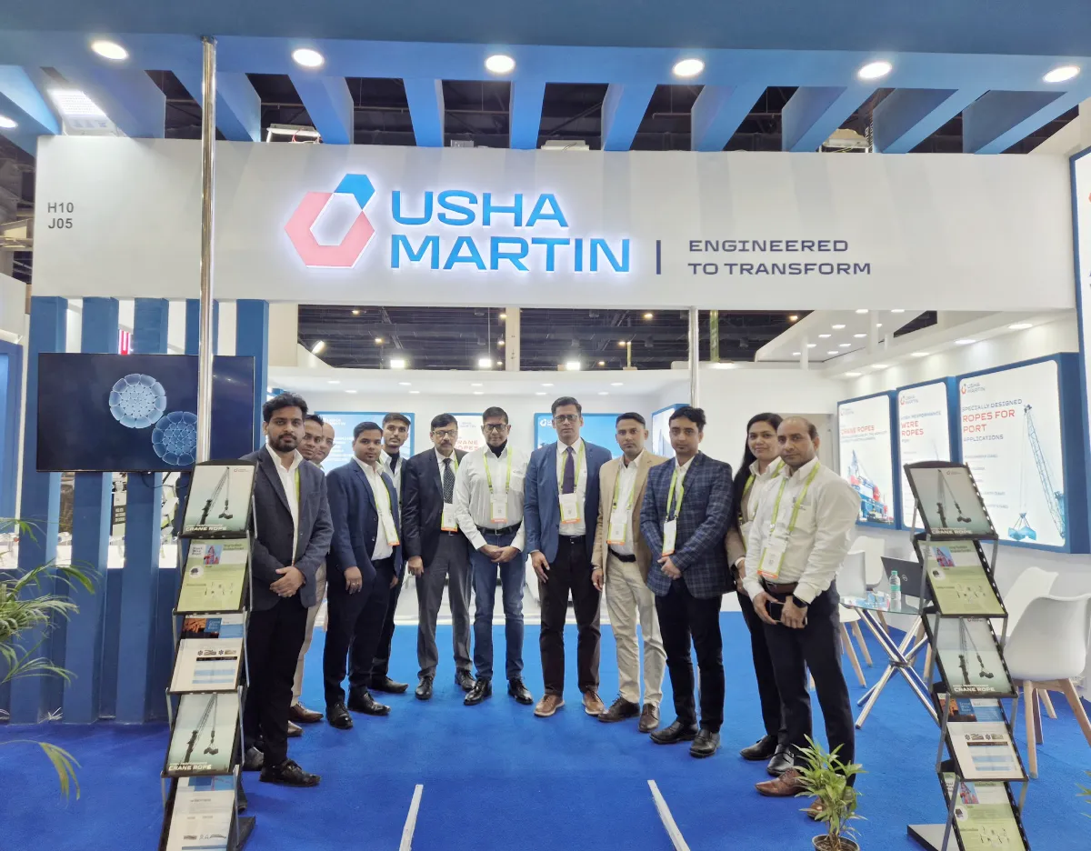 Usha Martin Participated in the Bauma Conexpo India 2024